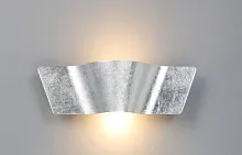 Бра LED CLT 014W SL Crystal Lux серебряный 1 лампа, основание серебряное в стиле модерн 