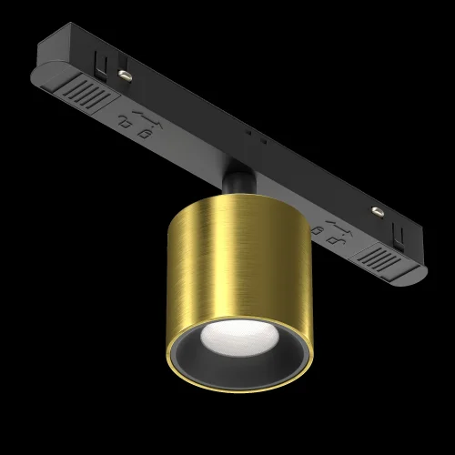 Трековый светильник LED Magnetic track system Exility TR132-4-7W-DS-BS Maytoni латунь для шинопроводов серии Magnetic track system Exility чёрный латунь фото 10