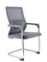 Кресло для посетителей EP-510 Grey Сетка Серый EP-510G-mesh-grey Everprof, серый/сетка, ножки//, размеры - 1000*1000***560*