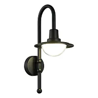 Настенный светильник LED уличный Proche SL9512.401.01 ST-Luce уличный IP чёрный на 1 лампу, плафон прозрачный в стиле кантри LED