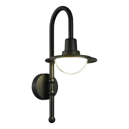 Настенный светильник LED уличный Proche SL9512.401.01 ST-Luce уличный IP чёрный на 1 лампу, плафон прозрачный в стиле кантри LED