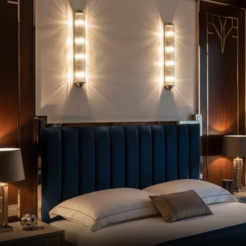 Бра Verdon CL448021 Citilux прозрачный на 4 лампы, основание хром в стиле классический современный фото 5 Бра Verdon CL448021 Citilux прозрачный на 4 лампы, основание хром в стиле классический современный фото 5