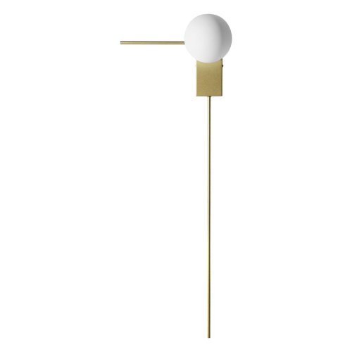 Бра Meridian 10132/D Gold LOFT IT белый на 1 лампа, основание золотое в стиле хай-тек 