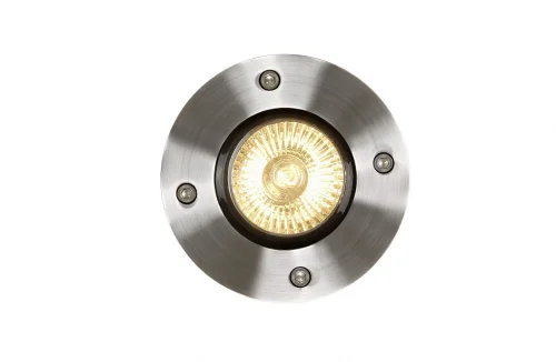 Встраиваемый светильник Biltin 11801/01/12 Lucide уличный IP67 матовый хром 1 лампа, плафон матовый хром в стиле современный GU10