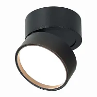 Светильник накладной LED St651 ST651.432.14 ST-Luce чёрный 1 лампа, основание чёрное в стиле модерн хай-тек круглый