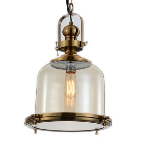 Светильник подвесной лофт Vintage 4970 Mantra прозрачный 1 лампа, основание бронзовое в стиле лофт  фото 3