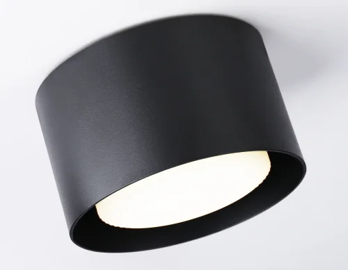 Светильник накладной TN70815 Ambrella light чёрный 1 лампа, основание чёрное в стиле хай-тек современный круглый фото 5