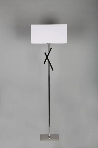 Торшер Latina OML-61805-01 Omnilux  белый 1 лампа, основание хром в стиле классический
 фото 2