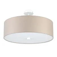Светильник потолочный Viviana 50 LH022004 LightHall серый на 3 лампы, основание белое в стиле современный 
