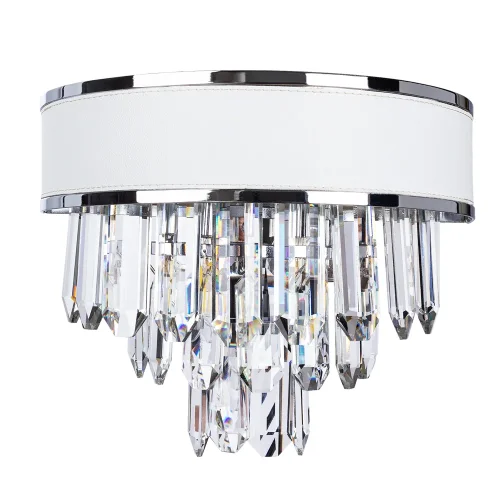 Бра Diadem A1002AP-2CC Arte Lamp прозрачный белый на 2 лампы, основание хром в стиле классический 