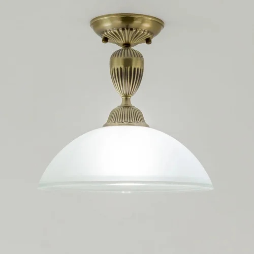 Светильник подвесной Латур CL413211 Citilux белый 1 лампа, основание бронзовое в стиле классический  фото 2