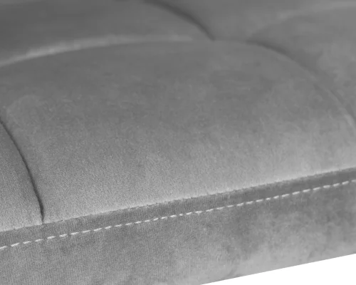 Офисное кресло набор 2 шт. SET-2 9400_BlackBase-LM TERRY BLACK, цвет сиденья серый велюр (MJ9-75), цвет основания черный Dobrin, /велюр, ножки/металл/чёрный, размеры - 810*950***580*580 фото 8