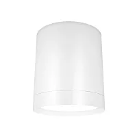 Светильник накладной Hoop C086CM-GX53-MRD-W Maytoni белый 1 лампа, основание белое в стиле современный хай-тек круглый
