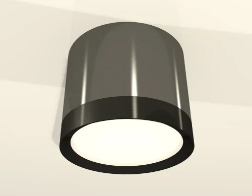 Светильник накладной XS8115001 Ambrella light чёрный 1 лампа, основание чёрное в стиле хай-тек круглый фото 2