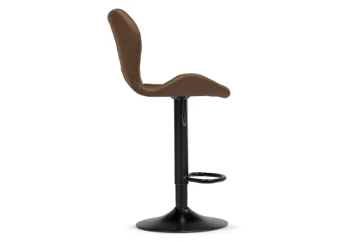 Барный стул Porch brown / black 15816 Woodville, коричневый/экокожа, ножки/металл/, размеры - 900*1020***480*500 фото 3