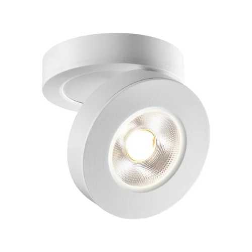 Светильник накладной/встраиваемый LED Groda 359411 Novotech белый на 1 лампу, основание белое в стиле хай-тек круглый фото 3