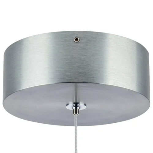 Светильник подвесной LED Colore 805401 Lightstar серый чёрный 1 лампа, основание серое никель матовое хром в стиле арт-деко  фото 5