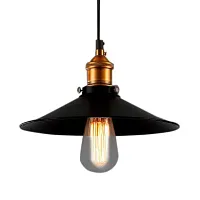 Светильник подвесной Night V1340-1P Moderli чёрный 1 лампа, основание чёрное в стиле лофт 