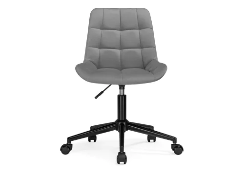 Компьютерное кресло Честер темно-серый (california 994) / черный 538986 Woodville, серый/велюр, ножки/пластик/чёрный, размеры - *920***490*600 фото 2