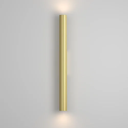 Бра LED Calipso C082WL-12W2.7K-BS Maytoni латунь на 1 лампу, основание латунь в стиле хай-тек современный фото 4
