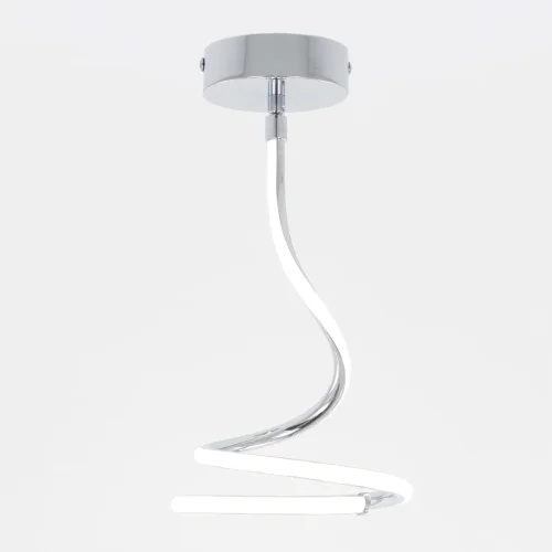 Светильник подвесной LED Джемини CL229011 Citilux белый 1 лампа, основание хром в стиле хай-тек современный  фото 3