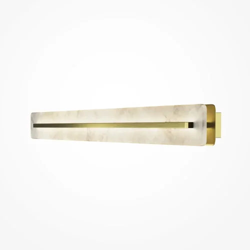 Бра LED Albatre MOD366WL-L18BS3K Maytoni бежевый на 1 лампу, основание латунь в стиле хай-тек современный фото 5