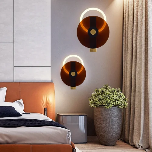 Настенный светильник ENIGMA Red 209175-26 ImperiumLoft красный на 1 лампу, основание латунь в стиле современный фото 12 Настенный светильник ENIGMA Red 209175-26 ImperiumLoft красный на 1 лампу, основание латунь в стиле современный фото 12
