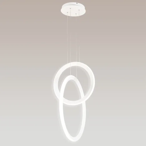 Светильник подвесной LED Kitesurf 7191 Mantra белый 1 лампа, основание белое в стиле современный хай-тек  фото 3
