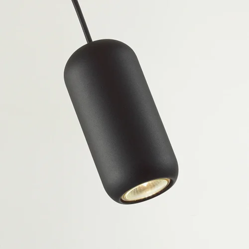 Светильник подвесной Cocoon 5060/1B Odeon Light чёрный 1 лампа, основание чёрное в стиле современный трубочки фото 5
