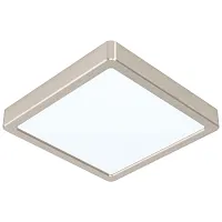 Светильник накладной LED Fueva 5 99253 Eglo белый 1 лампа, основание матовое никель в стиле современный квадратный