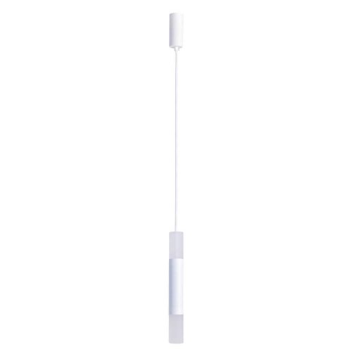 Светильник подвесной LED Doppelt 4114-1P Favourite белый 1 лампа, основание белое в стиле современный трубочки фото 3