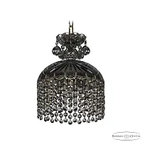 Светильник подвесной 14781/22 G R M731 Bohemia Ivele Crystal чёрный 3 лампы, основание золотое в стиле классический r