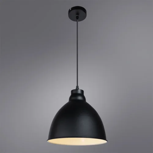 Светильник подвесной Braccio A2055SP-1BK Arte Lamp чёрный 1 лампа, основание чёрное в стиле лофт  фото 2