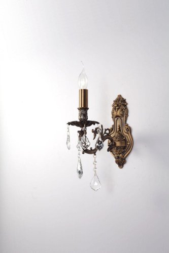 Бра BARLETTA W122.1 antique Lucia Tucci без плафона на 1 лампу, основание бронзовое в стиле классический Бра BARLETTA W122.1 antique Lucia Tucci без плафона на 1 лампу, основание бронзовое в стиле классический