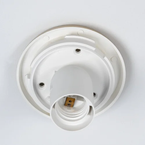 Светильник потолочный Ron CL941D25B2 Citilux белый на 1 лампу, основание золотое в стиле современный шар фото 5 Светильник потолочный Ron CL941D25B2 Citilux белый на 1 лампу, основание золотое в стиле современный шар фото 5