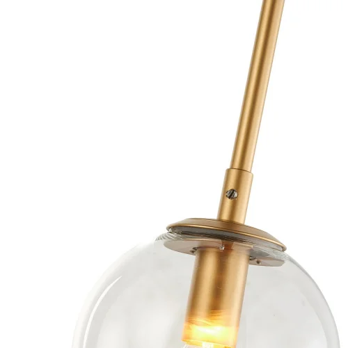 Светильник подвесной Marmore 2671-1P Favourite прозрачный 1 лампа, основание золотое в стиле кантри современный  фото 6