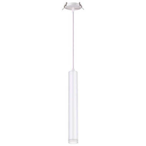 Светильник подвесной встраиваемый LED Modo 357894 Novotech белый 1 лампа, основание белое в стиле современный трубочки