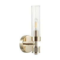 Бра Kamilla 5274/1W Lumion прозрачный 1 лампа, основание золотое в стиле классический 