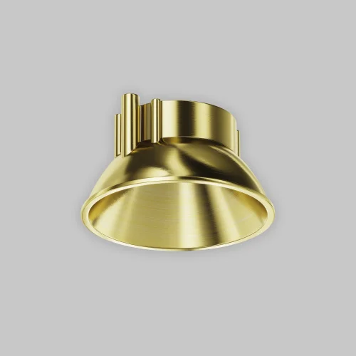Декоративная рамка отражатель Alfa LED Ring8-10W-RD-BS Maytoni на 1 , основание латунь в стиле хай-тек современный фото 5
