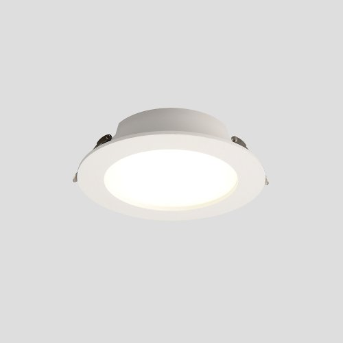 Светильник точечный ЛЕД CLT 529C118 WH 4000K Crystal Lux белый на 1 лампу, основание белое в стиле минимализм круглый