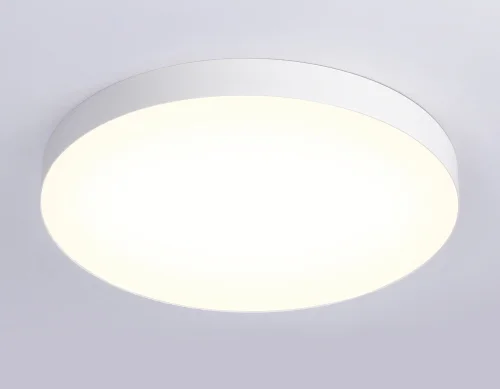 Светильник потолочный LED Air Alum FV5535 Ambrella light белый 1 лампа, основание белое в стиле современный хай-тек  фото 2