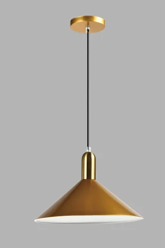 Светильник подвесной Forli V10438-1P Moderli золотой 1 лампа, основание золотое в стиле современный лофт  фото 3