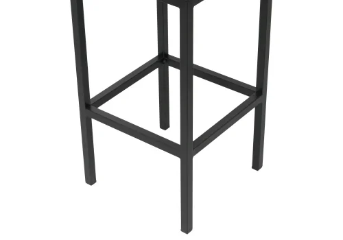 Барный стул Лофт кожзам d6 / черный матовый 432931 Woodville, чёрный/искусственная кожа, ножки/металл/чёрный, размеры - ****350*350 фото 6