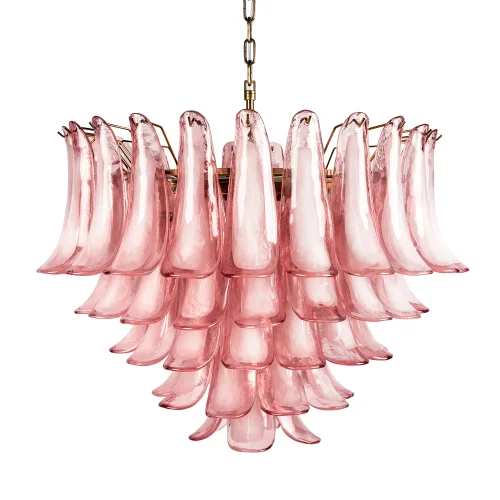 Люстра подвесная Лилу / Lilou 10600/800 Pink LOFT IT розовая на 18 ламп, основание бронзовое в стиле фото 3 Люстра подвесная Лилу / Lilou 10600/800 Pink LOFT IT розовая на 18 ламп, основание бронзовое в стиле фото 3