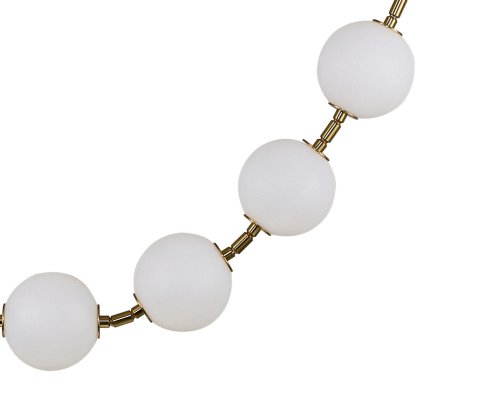 Светильник подвесной ЛЕД Мони 07627-15L,20(3000K) Kink Light белый на 1 лампу, основание бронзовое в стиле современный шар фото 2