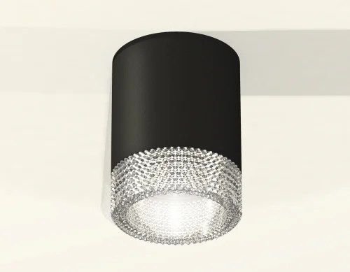 Светильник накладной Techno spot XS6302040 Ambrella light прозрачный чёрный 1 лампа, основание чёрное в стиле современный круглый фото 3