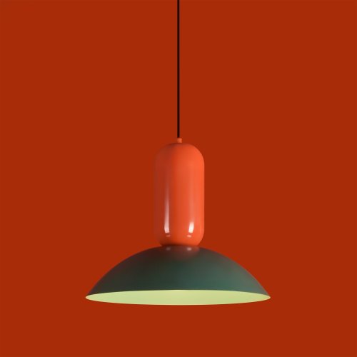 Светильник подвесной Lotus FR5551PL-01RG Freya разноцветный зелёный на 1 лампу, основание чёрное в стиле мемфис современный джапанди фото 4 Светильник подвесной Lotus FR5551PL-01RG Freya разноцветный зелёный на 1 лампу, основание чёрное в стиле мемфис современный джапанди фото 4