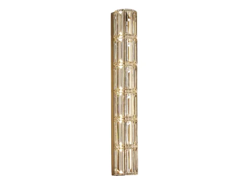 Бра 8485/A gold Newport прозрачный на 5 ламп, основание золотое в стиле классический современный американский 