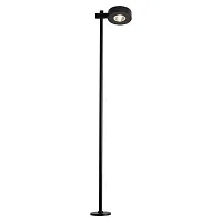 Парковый светильник LED Flex 7086/7FL Odeon Light уличный IP65 чёрный на 1 лампу, плафон чёрный в стиле современный LED