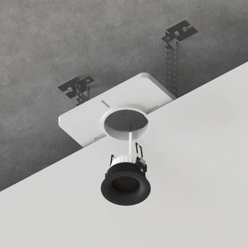 Закладная для монтажа светильников DUCRE в натяжной потолок, 160х120мм Ducre A809001 Arte Lamp белый на 1 , основание белое в стиле современный квадратный для пвх потолка фото 2